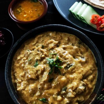 Instant pot vegan mushroom korma